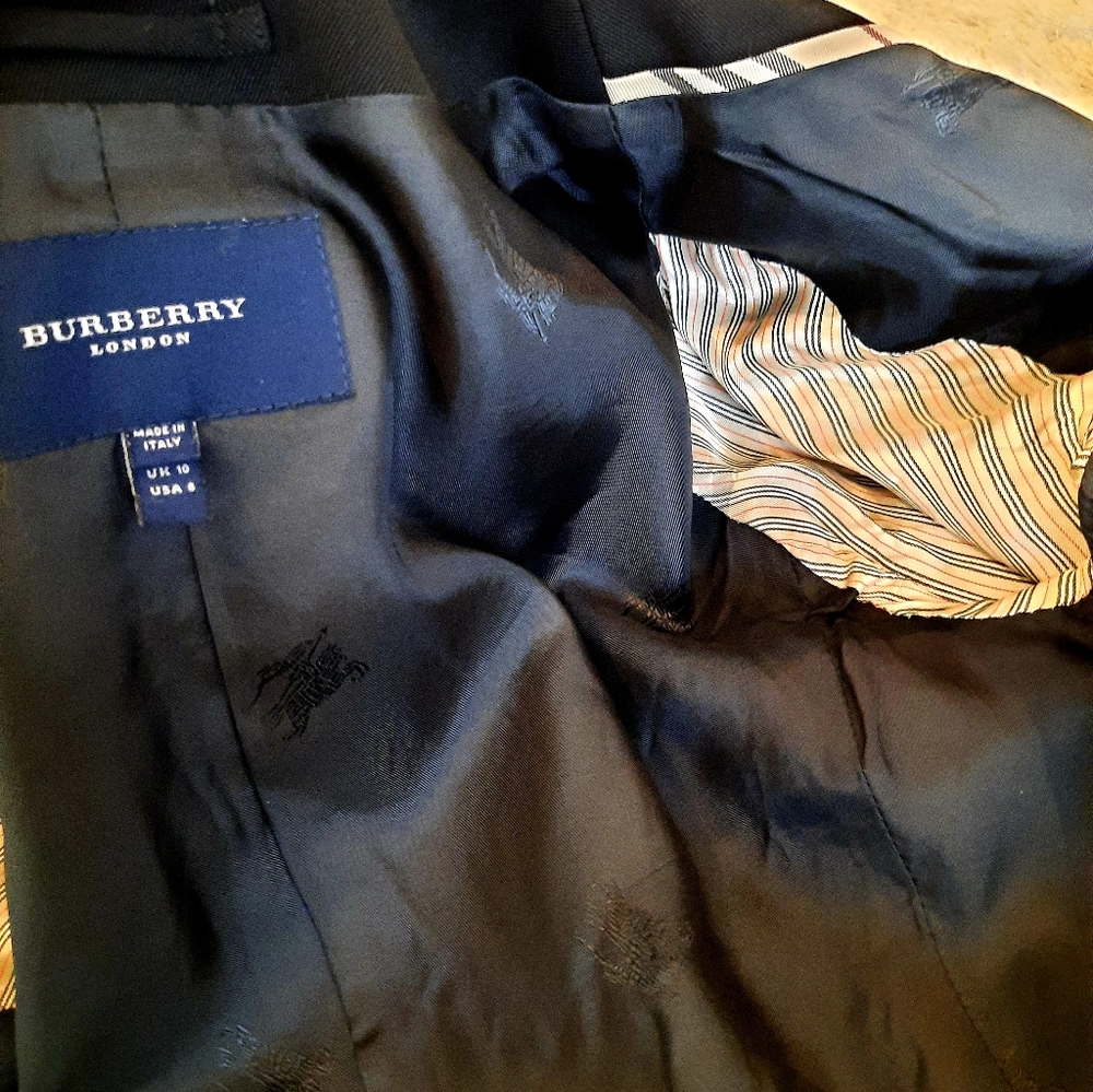 Burberry Black Suit Jacket - Picture 13 of 15